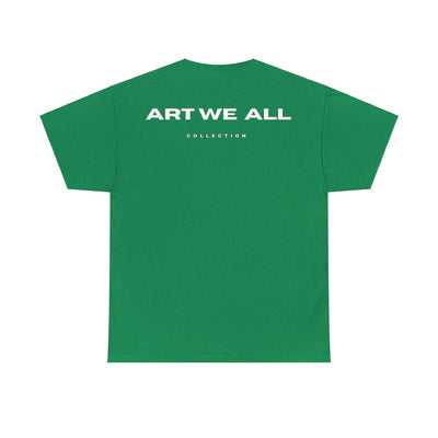 This ART WE ALL T-shirt exudes creativity and individuality. Perfect for artists, art lovers, and anyone looking to make a statement with their clothing. Ideal for cART WE ALL PrintifyART WE ALL Unisex Tee - Graphic Tee for Art EnthusiastsUnisex Heavy Cotton TeeT-Shirt