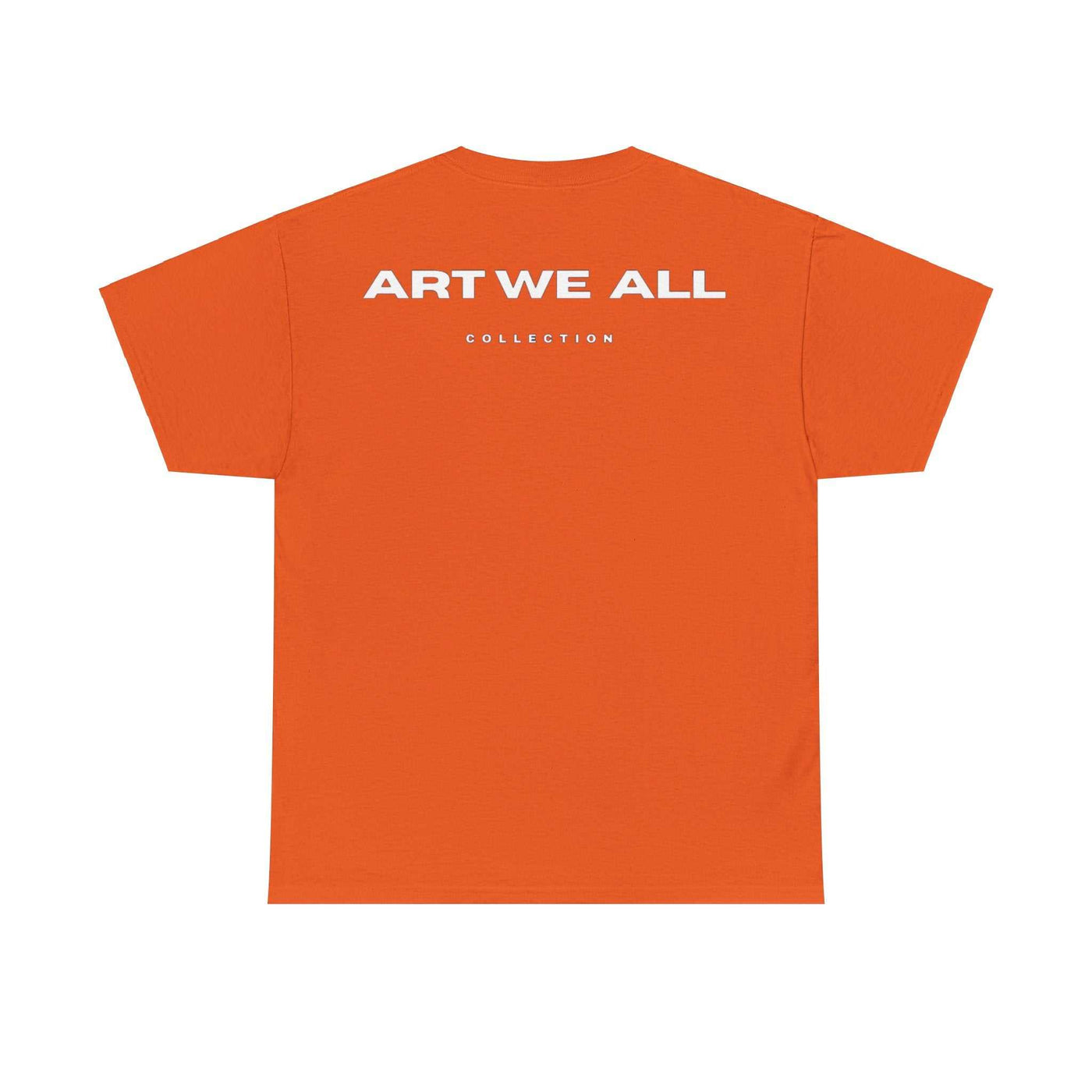 This ART WE ALL T-shirt exudes creativity and individuality. Perfect for artists, art lovers, and anyone looking to make a statement with their clothing. Ideal for cART WE ALL PrintifyART WE ALL Unisex Tee - Graphic Tee for Art EnthusiastsUnisex Heavy Cotton TeeT-Shirt