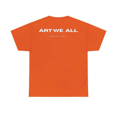 This ART WE ALL T-shirt exudes creativity and individuality. Perfect for artists, art lovers, and anyone looking to make a statement with their clothing. Ideal for cART WE ALL PrintifyART WE ALL Unisex Tee - Graphic Tee for Art EnthusiastsUnisex Heavy Cotton TeeT-Shirt