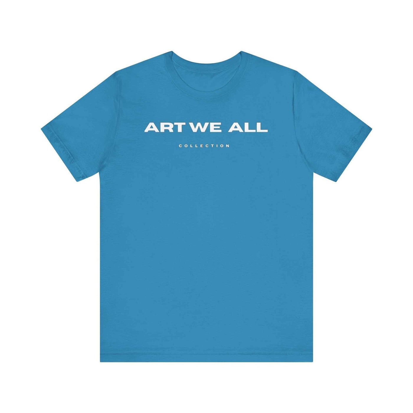 Stand out from the crowd with the ART WE ALL T-shirt. This shirt is not just clothing; make a bold statement with every step.ART WE ALL PrintifyART WE ALL- Jersey Short Sleeve TeeUnisex Jersey Short Sleeve TeeT-Shirt