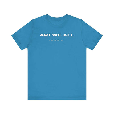 Stand out from the crowd with the ART WE ALL T-shirt. This shirt is not just clothing; make a bold statement with every step.ART WE ALL PrintifyART WE ALL- Jersey Short Sleeve TeeUnisex Jersey Short Sleeve TeeT-Shirt