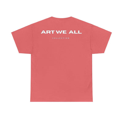 This ART WE ALL T-shirt exudes creativity and individuality. Perfect for artists, art lovers, and anyone looking to make a statement with their clothing. Ideal for cART WE ALL PrintifyART WE ALL Unisex Tee - Graphic Tee for Art EnthusiastsUnisex Heavy Cotton TeeT-Shirt