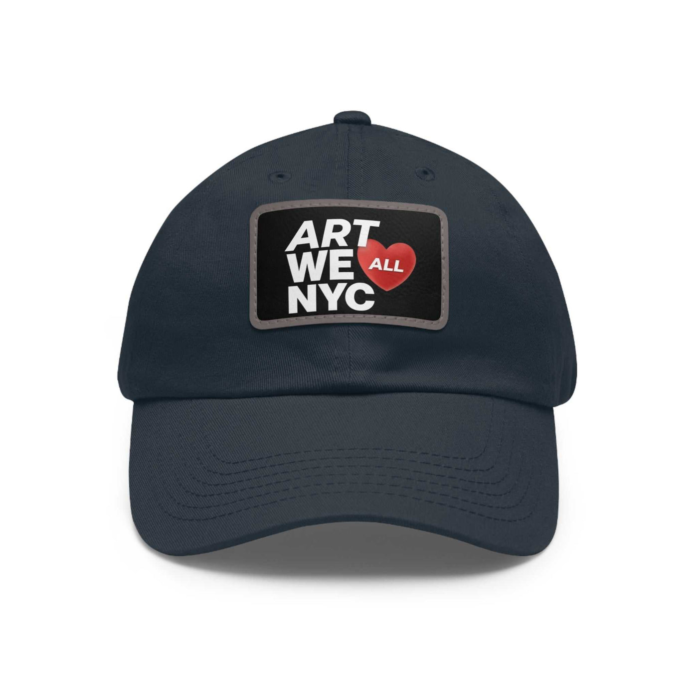 ART WE ALL ❤️ NYC Dad hats come with an unstructured, six-panel, low-profile and a pre-curved visor for that signature look. Each hat features 100% bio-washed chino ART WE ALL PrintifyART WE ALL ❤️ NYC Dad Hat with Leather Patch (Rectangle)NYC Dad HatHats