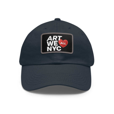 ART WE ALL ❤️ NYC Dad hats come with an unstructured, six-panel, low-profile and a pre-curved visor for that signature look. Each hat features 100% bio-washed chino ART WE ALL PrintifyART WE ALL ❤️ NYC Dad Hat with Leather Patch (Rectangle)NYC Dad HatHats