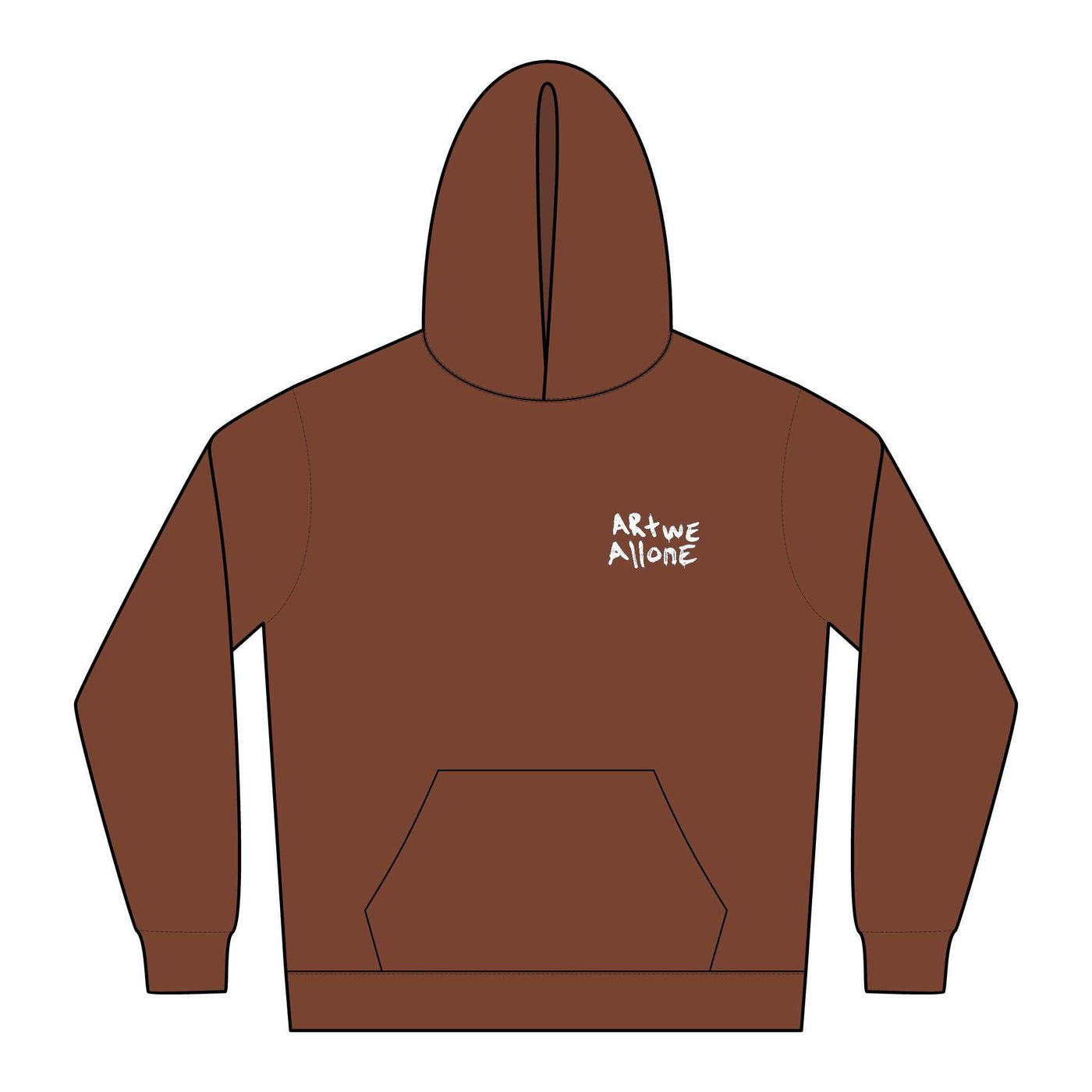 ARtWEAllonE Graffiti Relaxed Hoodie