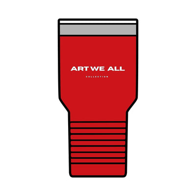 Stylish and practical tumbler from the ART WE ALL COLLECTION, perfect for keeping your drinks hot or cold for hours. Ideal for busy professionals, students, and anyoART WE ALL PrintifyArt We All Tumbler, 30ozTumbler 30ozMug