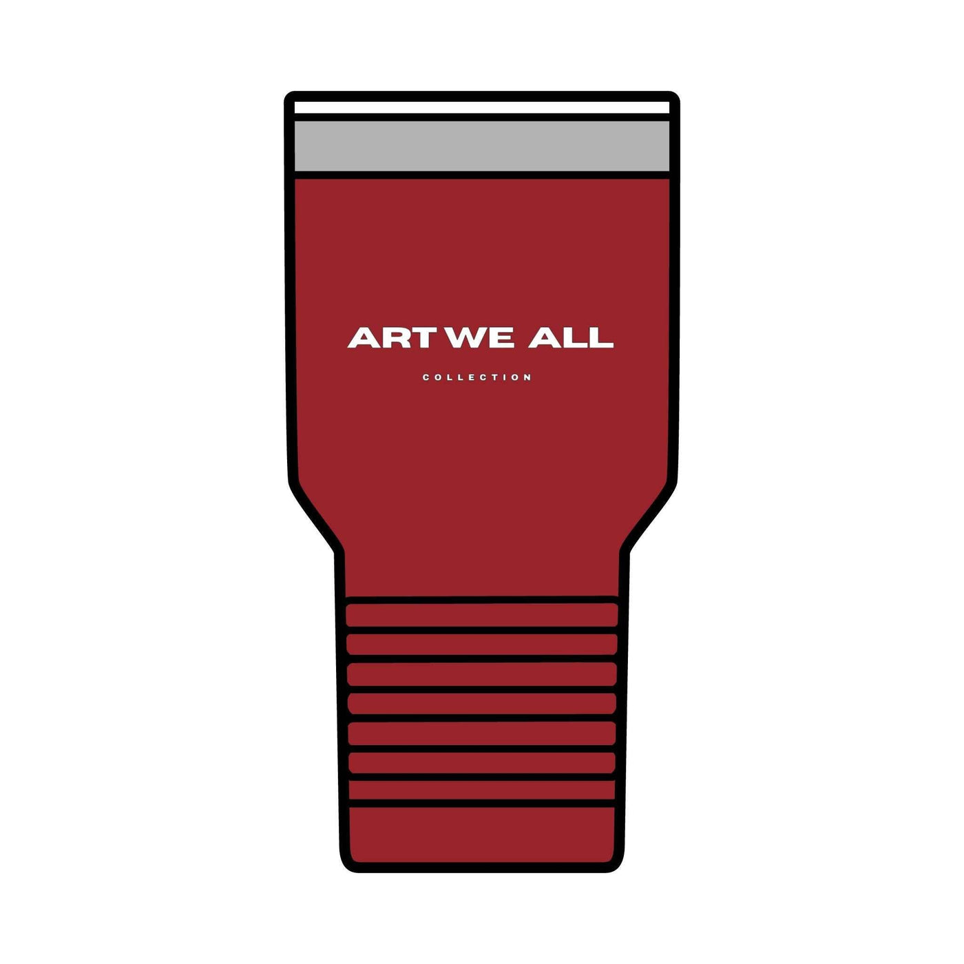 Stylish and practical tumbler from the ART WE ALL COLLECTION, perfect for keeping your drinks hot or cold for hours. Ideal for busy professionals, students, and anyoART WE ALL PrintifyArt We All Tumbler, 30ozTumbler 30ozMug