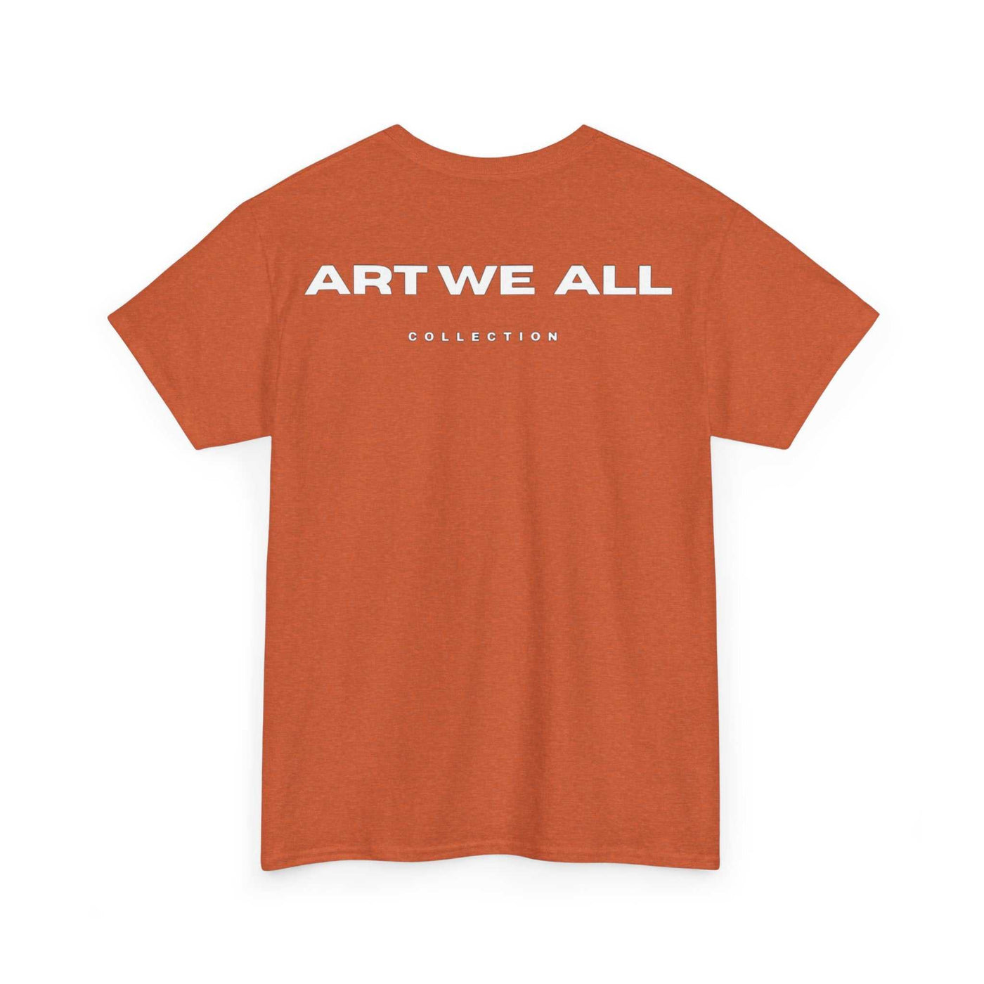This ART WE ALL T-shirt exudes creativity and individuality. Perfect for artists, art lovers, and anyone looking to make a statement with their clothing. Ideal for cART WE ALL PrintifyART WE ALL Unisex Tee - Graphic Tee for Art EnthusiastsUnisex Heavy Cotton TeeT-Shirt