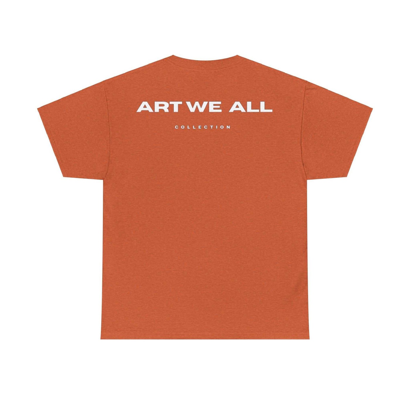 This ART WE ALL T-shirt exudes creativity and individuality. Perfect for artists, art lovers, and anyone looking to make a statement with their clothing. Ideal for cART WE ALL PrintifyART WE ALL Unisex Tee - Graphic Tee for Art EnthusiastsUnisex Heavy Cotton TeeT-Shirt