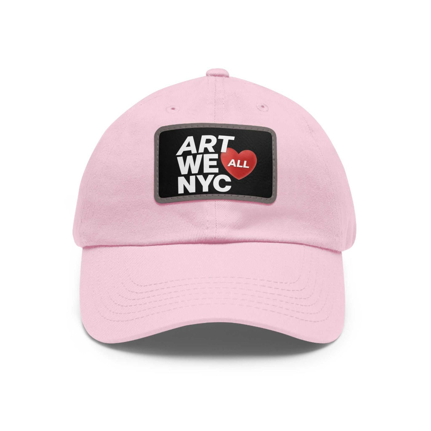 ART WE ALL ❤️ NYC Dad hats come with an unstructured, six-panel, low-profile and a pre-curved visor for that signature look. Each hat features 100% bio-washed chino ART WE ALL PrintifyART WE ALL ❤️ NYC Dad Hat with Leather Patch (Rectangle)NYC Dad HatHats