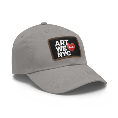 ART WE ALL ❤️ NYC Dad hats come with an unstructured, six-panel, low-profile and a pre-curved visor for that signature look. Each hat features 100% bio-washed chino ART WE ALL PrintifyART WE ALL ❤️ NYC Dad Hat with Leather Patch (Rectangle)NYC Dad HatHats