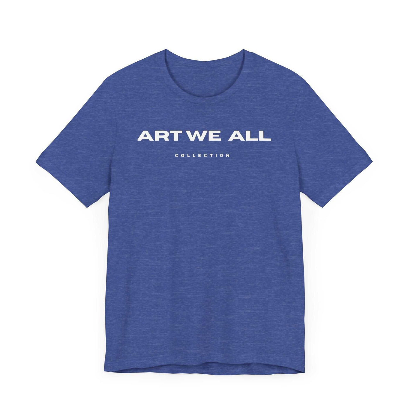Stand out from the crowd with the ART WE ALL T-shirt. This shirt is not just clothing; make a bold statement with every step.ART WE ALL PrintifyART WE ALL- Jersey Short Sleeve TeeUnisex Jersey Short Sleeve TeeT-Shirt