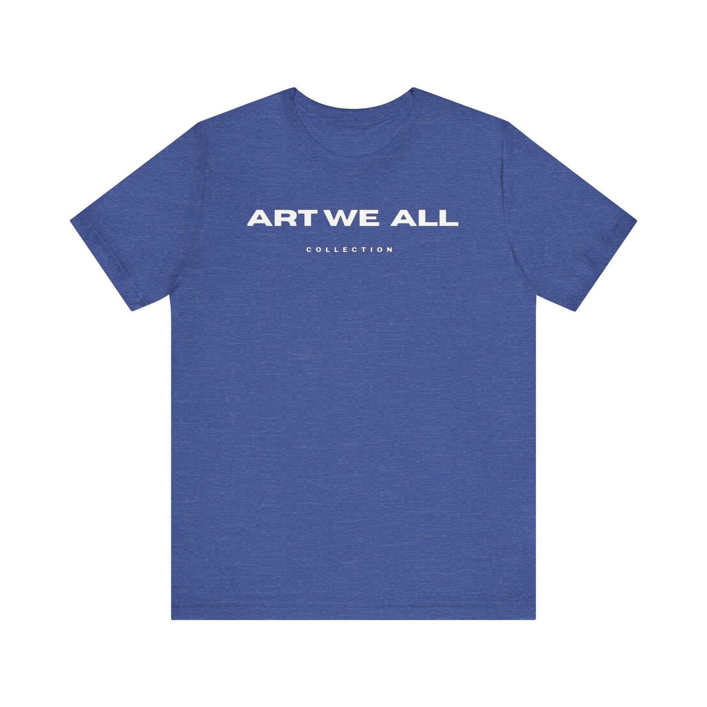 Stand out from the crowd with the ART WE ALL T-shirt. This shirt is not just clothing; make a bold statement with every step.ART WE ALL PrintifyART WE ALL- Jersey Short Sleeve TeeUnisex Jersey Short Sleeve TeeT-Shirt
