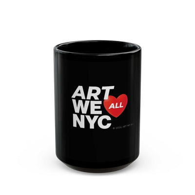 The ART WE ALL ❤️ NYC Mug is perfect for those who love New York City and want to enjoy their coffee or tea in style. It exudes a trendy and artistic vibe, making itART WE ALL PrintifyMug NYC LoveMug NYC LoveMug