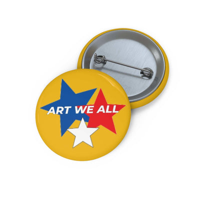 These ART WE ALL STARS Pin Buttons exude an artsy and creative vibe, perfect for artists, art enthusiasts, and anyone looking to add a pop of color to their outfit oART WE ALL PrintifyPin Buttons ART WE ALL STARSPin Buttons ARTAccessories