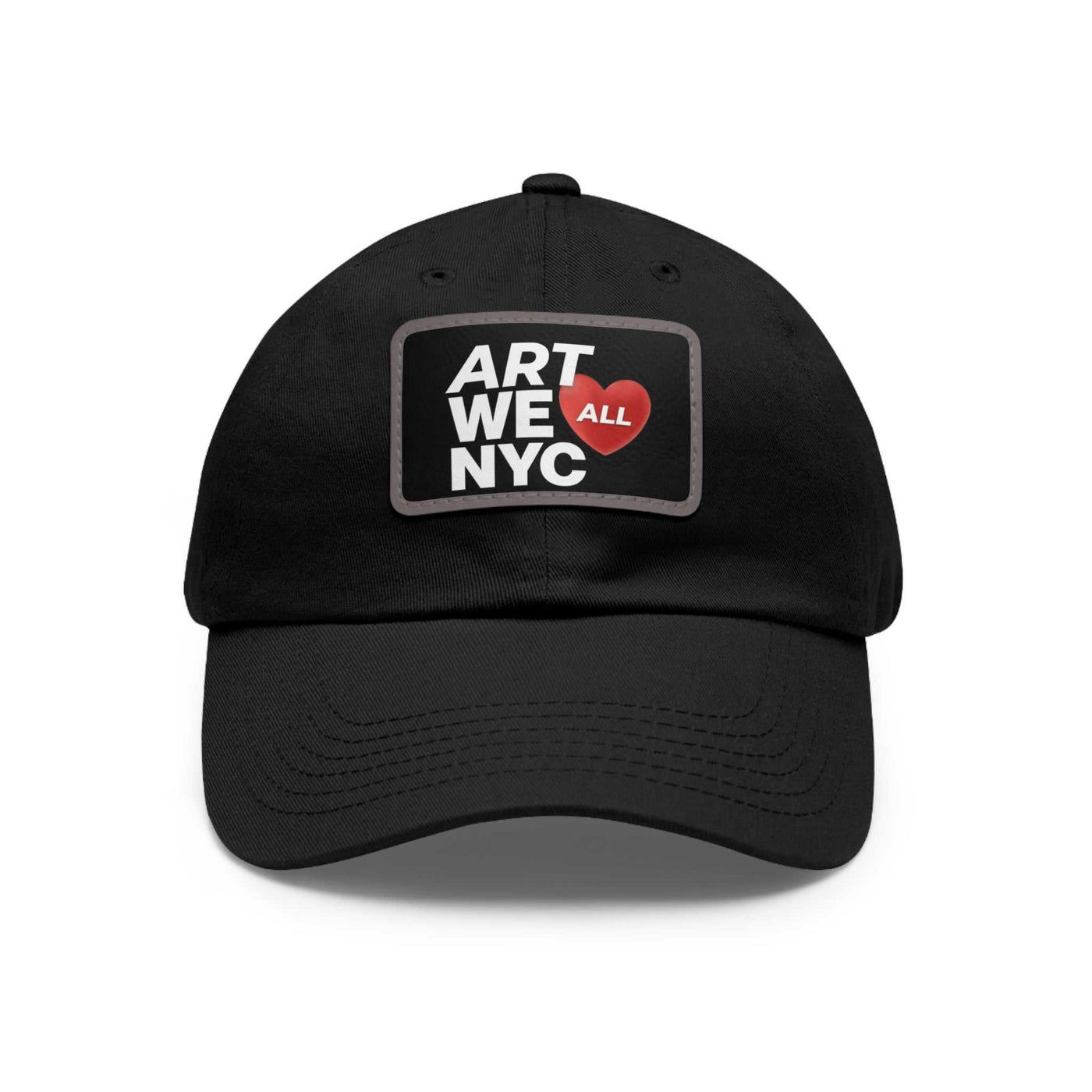 ART WE ALL ❤️ NYC Dad hats come with an unstructured, six-panel, low-profile and a pre-curved visor for that signature look. Each hat features 100% bio-washed chino ART WE ALL PrintifyART WE ALL ❤️ NYC Dad Hat with Leather Patch (Rectangle)NYC Dad HatHats