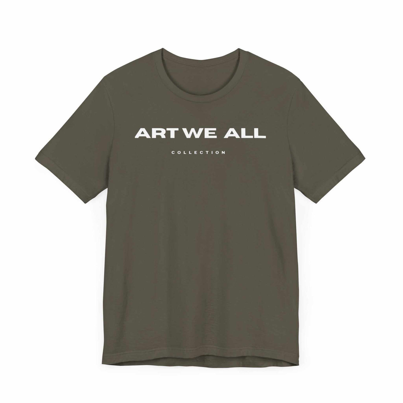 Stand out from the crowd with the ART WE ALL T-shirt. This shirt is not just clothing; make a bold statement with every step.ART WE ALL PrintifyART WE ALL- Jersey Short Sleeve TeeUnisex Jersey Short Sleeve TeeT-Shirt