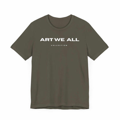 Stand out from the crowd with the ART WE ALL T-shirt. This shirt is not just clothing; make a bold statement with every step.ART WE ALL PrintifyART WE ALL- Jersey Short Sleeve TeeUnisex Jersey Short Sleeve TeeT-Shirt