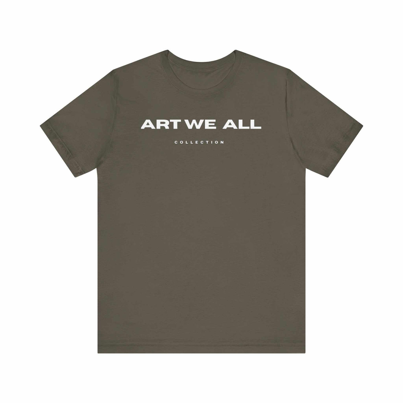 Stand out from the crowd with the ART WE ALL T-shirt. This shirt is not just clothing; make a bold statement with every step.ART WE ALL PrintifyART WE ALL- Jersey Short Sleeve TeeUnisex Jersey Short Sleeve TeeT-Shirt