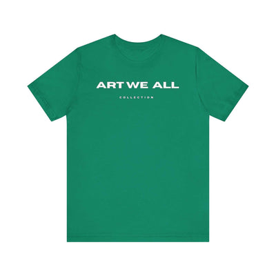 Stand out from the crowd with the ART WE ALL T-shirt. This shirt is not just clothing; make a bold statement with every step.ART WE ALL PrintifyART WE ALL- Jersey Short Sleeve TeeUnisex Jersey Short Sleeve TeeT-Shirt