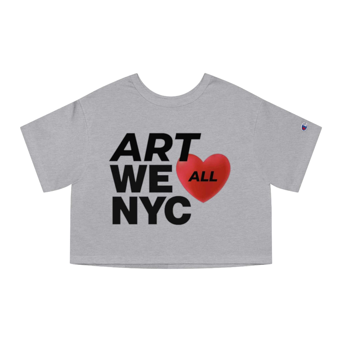 ART WE ALL ❤️ NYC T-Shirt is a modern cropped fit tee that showcases love for the city. Made from 100% cotton jersey, featuring a ribbed collar for a well-fitted looART WE ALL PrintifyCropped T-Shirt ART WE ALL ❤️ NYCShirt ARTT-Shirt