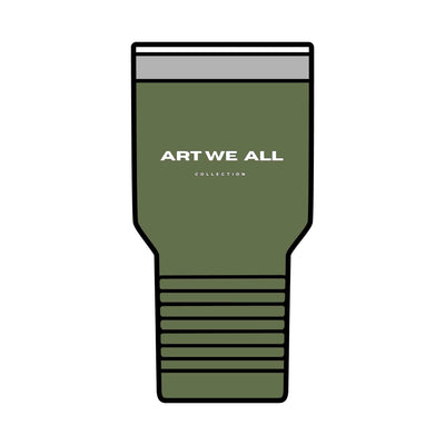 Stylish and practical tumbler from the ART WE ALL COLLECTION, perfect for keeping your drinks hot or cold for hours. Ideal for busy professionals, students, and anyoART WE ALL PrintifyArt We All Tumbler, 30ozTumbler 30ozMug