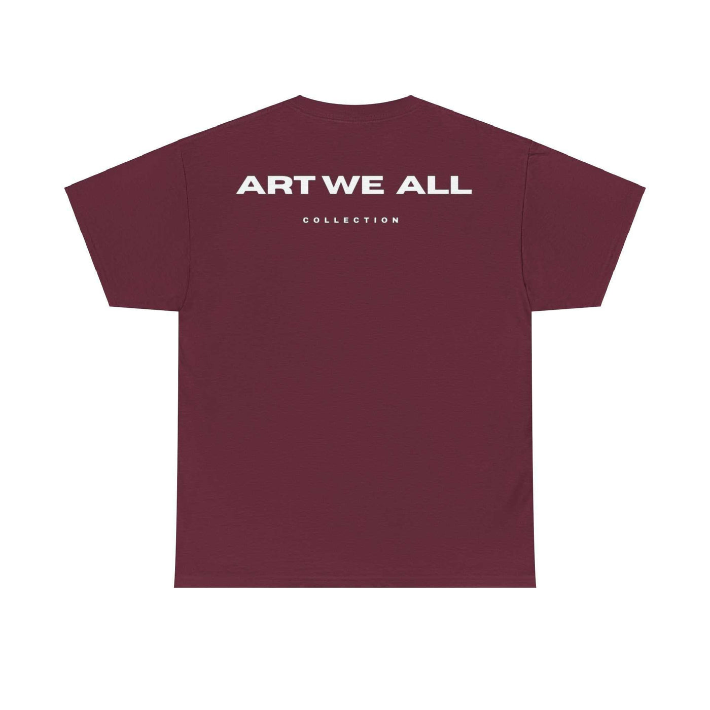 This ART WE ALL T-shirt exudes creativity and individuality. Perfect for artists, art lovers, and anyone looking to make a statement with their clothing. Ideal for cART WE ALL PrintifyART WE ALL Unisex Tee - Graphic Tee for Art EnthusiastsUnisex Heavy Cotton TeeT-Shirt