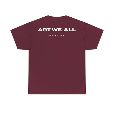 This ART WE ALL T-shirt exudes creativity and individuality. Perfect for artists, art lovers, and anyone looking to make a statement with their clothing. Ideal for cART WE ALL PrintifyART WE ALL Unisex Tee - Graphic Tee for Art EnthusiastsUnisex Heavy Cotton TeeT-Shirt