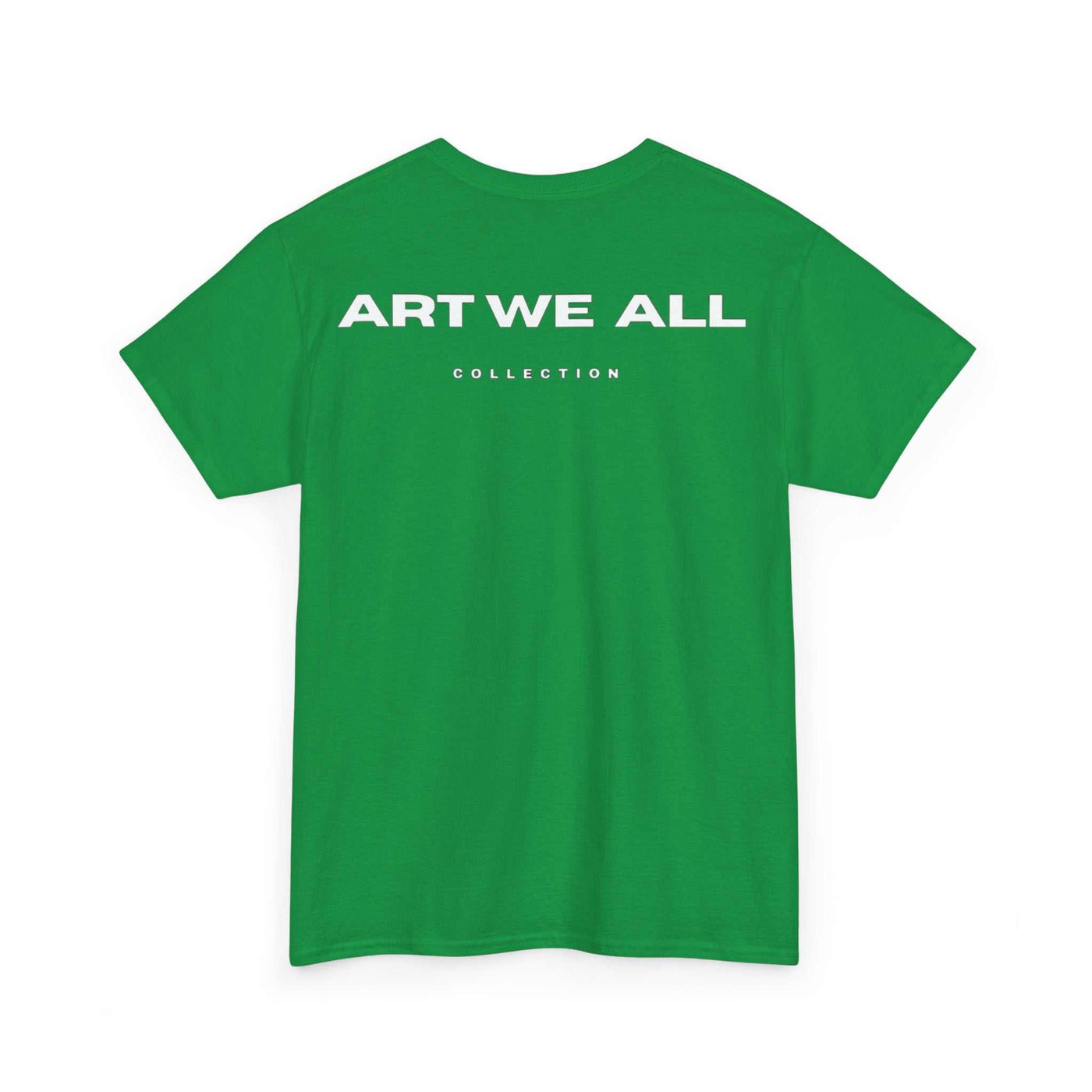 This ART WE ALL T-shirt exudes creativity and individuality. Perfect for artists, art lovers, and anyone looking to make a statement with their clothing. Ideal for cART WE ALL PrintifyART WE ALL Unisex Tee - Graphic Tee for Art EnthusiastsUnisex Heavy Cotton TeeT-Shirt