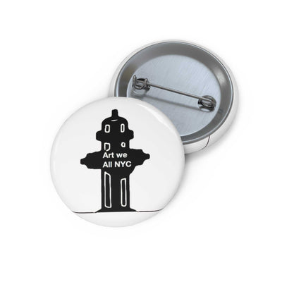 These ART WE ALL NYC HYDRANT LOGO - Pin Buttons Pin Buttons are made from metal, yet are lightweight and durable with a strong safety pin NYC HYDRANT LOGO - Pin ButtART WE ALL PrintifyART WE ALL NYC HYDRANT LOGO - Pin ButtonsNYC HYDRANT LOGO - Pin ButtonsAccessories