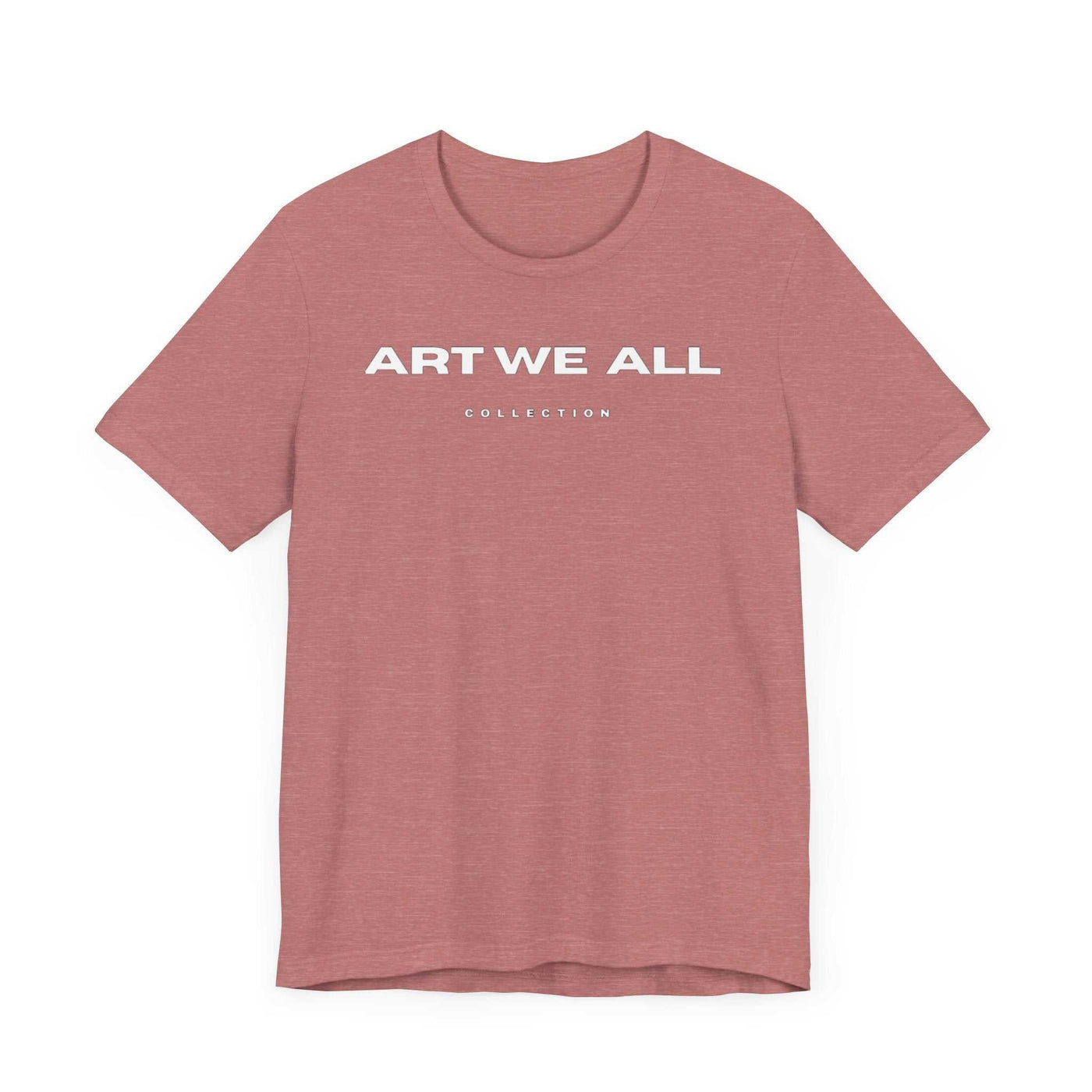 Stand out from the crowd with the ART WE ALL T-shirt. This shirt is not just clothing; make a bold statement with every step.ART WE ALL PrintifyART WE ALL- Jersey Short Sleeve TeeUnisex Jersey Short Sleeve TeeT-Shirt