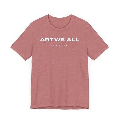 Stand out from the crowd with the ART WE ALL T-shirt. This shirt is not just clothing; make a bold statement with every step.ART WE ALL PrintifyART WE ALL- Jersey Short Sleeve TeeUnisex Jersey Short Sleeve TeeT-Shirt