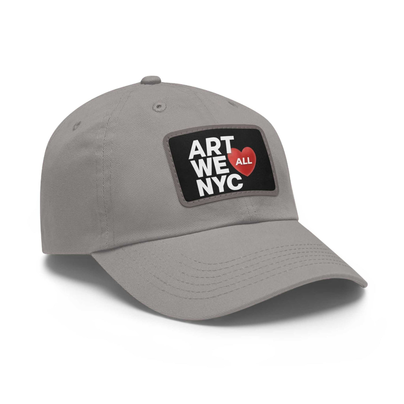 ART WE ALL ❤️ NYC Dad hats come with an unstructured, six-panel, low-profile and a pre-curved visor for that signature look. Each hat features 100% bio-washed chino ART WE ALL PrintifyART WE ALL ❤️ NYC Dad Hat with Leather Patch (Rectangle)NYC Dad HatHats