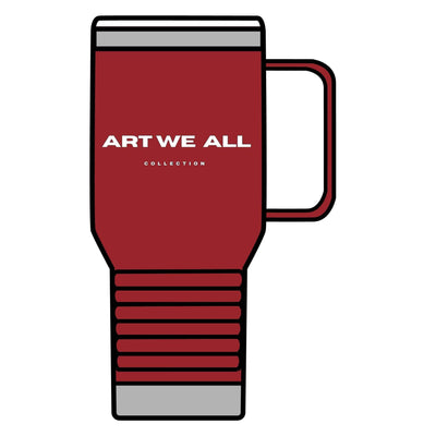 Stay stylish and hydrated on-the-go with this ART WE ALL COLLECTION Travel Mug, 20oz. Whether you're commuting to work or going on a road trip, this double-wall insuART WE ALL Printify20oz Travel Mug - ART WE ALL COLLECTION20oz Travel Mug - ARTMug