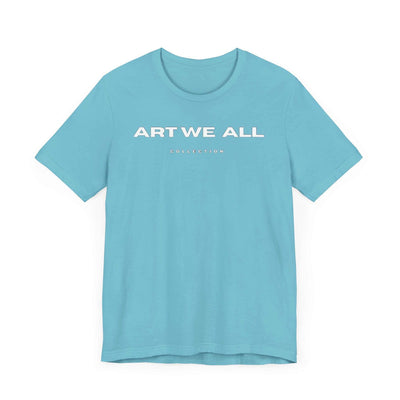 Stand out from the crowd with the ART WE ALL T-shirt. This shirt is not just clothing; make a bold statement with every step.ART WE ALL PrintifyART WE ALL- Jersey Short Sleeve TeeUnisex Jersey Short Sleeve TeeT-Shirt