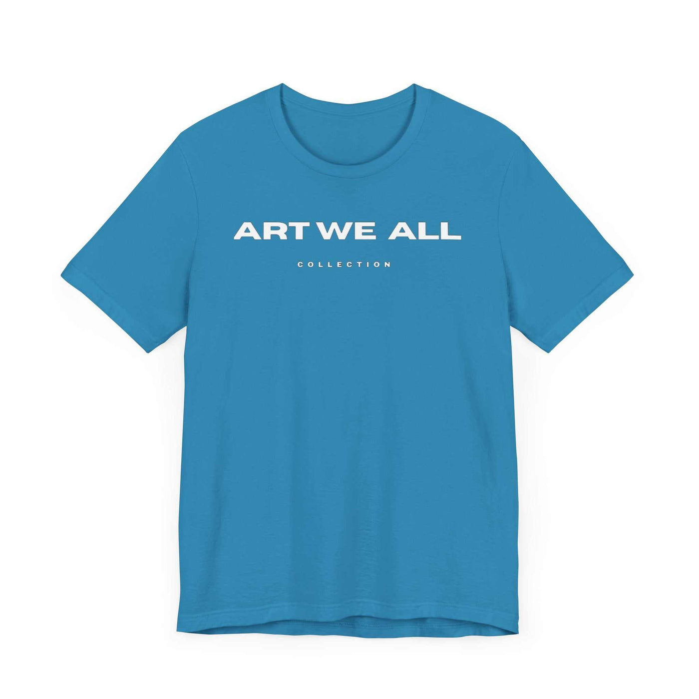 Stand out from the crowd with the ART WE ALL T-shirt. This shirt is not just clothing; make a bold statement with every step.ART WE ALL PrintifyART WE ALL- Jersey Short Sleeve TeeUnisex Jersey Short Sleeve TeeT-Shirt