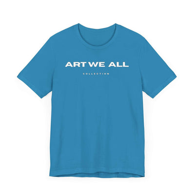 Stand out from the crowd with the ART WE ALL T-shirt. This shirt is not just clothing; make a bold statement with every step.ART WE ALL PrintifyART WE ALL- Jersey Short Sleeve TeeUnisex Jersey Short Sleeve TeeT-Shirt