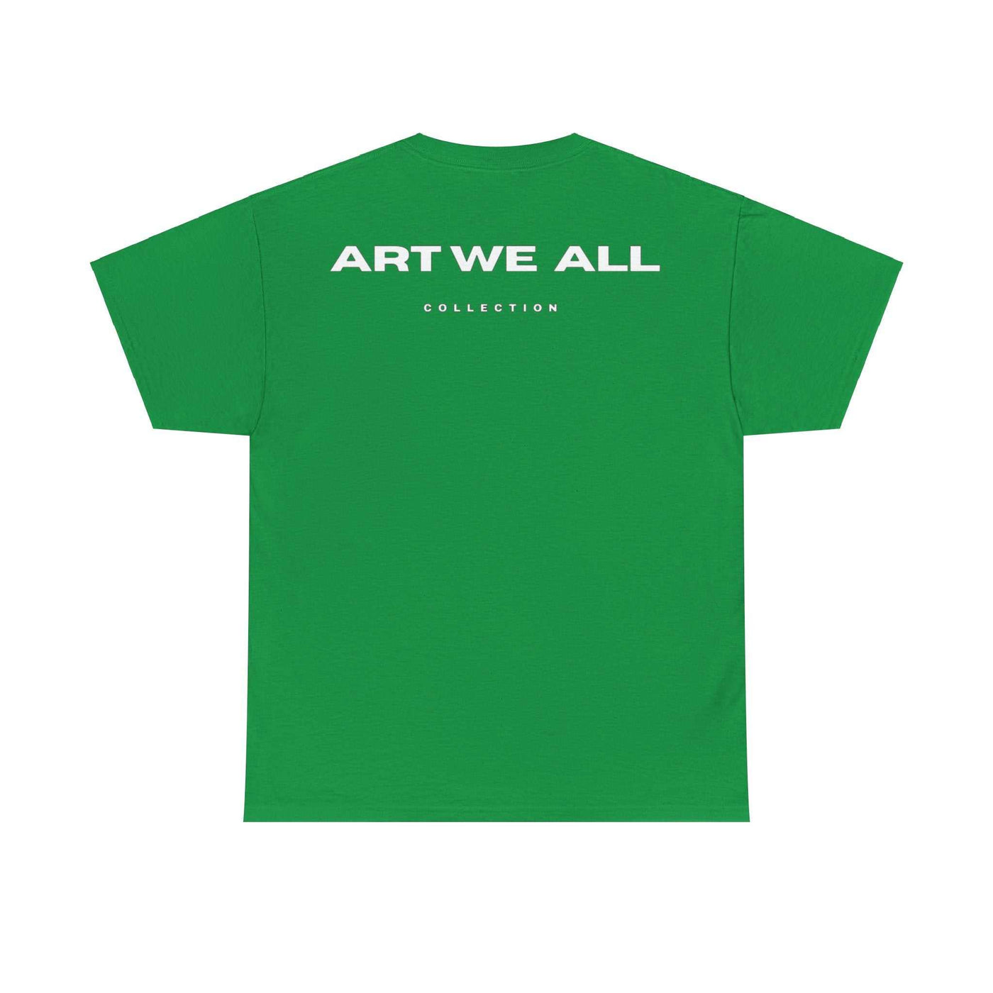 This ART WE ALL T-shirt exudes creativity and individuality. Perfect for artists, art lovers, and anyone looking to make a statement with their clothing. Ideal for cART WE ALL PrintifyART WE ALL Unisex Tee - Graphic Tee for Art EnthusiastsUnisex Heavy Cotton TeeT-Shirt