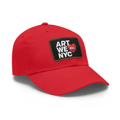 ART WE ALL ❤️ NYC Dad hats come with an unstructured, six-panel, low-profile and a pre-curved visor for that signature look. Each hat features 100% bio-washed chino ART WE ALL PrintifyART WE ALL ❤️ NYC Dad Hat with Leather Patch (Rectangle)NYC Dad HatHats
