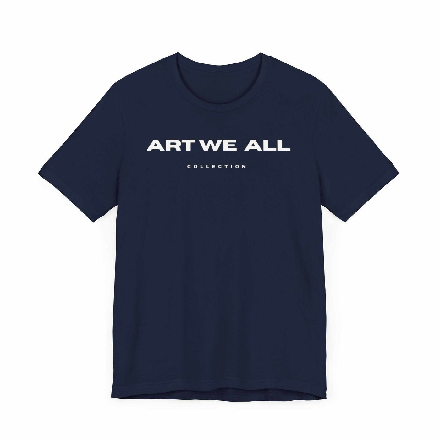 Stand out from the crowd with the ART WE ALL T-shirt. This shirt is not just clothing; make a bold statement with every step.ART WE ALL PrintifyART WE ALL- Jersey Short Sleeve TeeUnisex Jersey Short Sleeve TeeT-Shirt