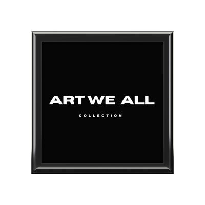 The ART WE ALL COLLECTION Jewelry Box Organizer is a chic and practical way to store your jewelry. With a slip-resistant base and dual hinges, this jewelry box is maART WE ALL PrintifyJewelry Box OrganizerJewelry Box OrganizerHome Decor