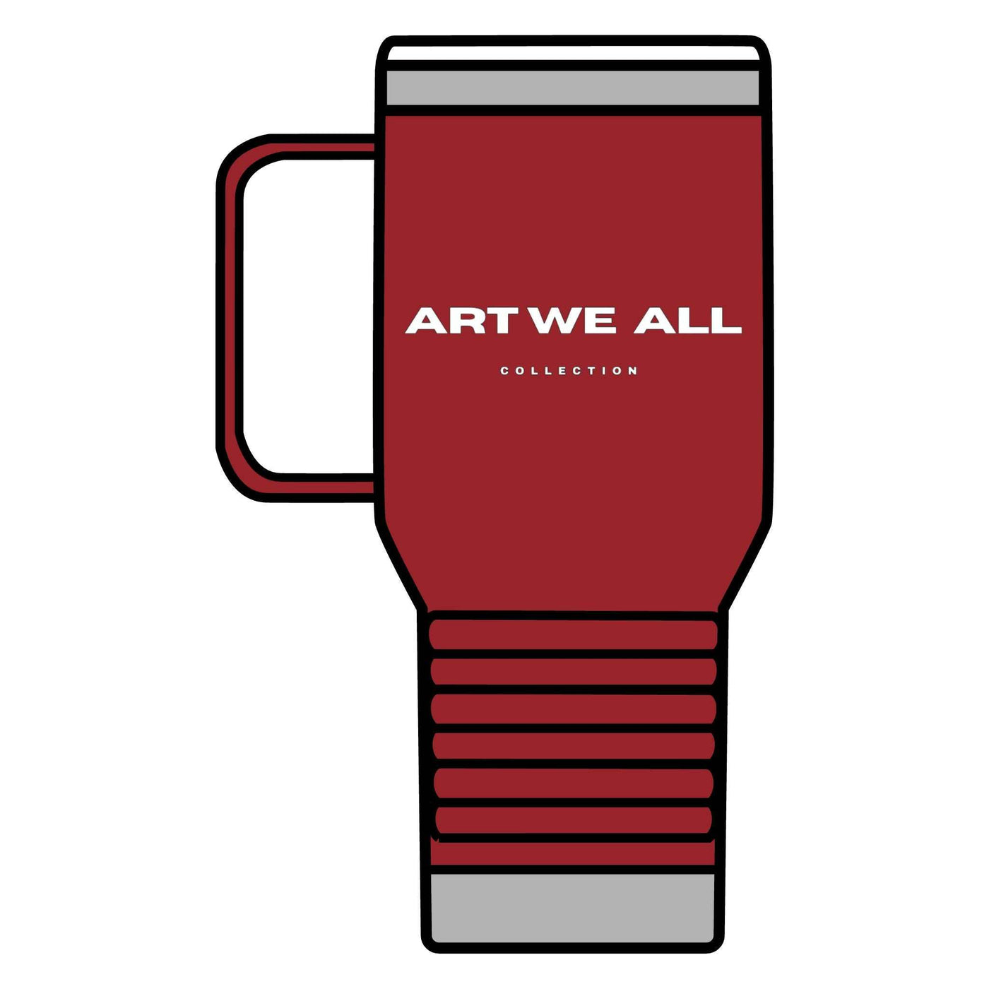 Stay stylish and hydrated on-the-go with this ART WE ALL COLLECTION Travel Mug, 20oz. Whether you're commuting to work or going on a road trip, this double-wall insuART WE ALL Printify20oz Travel Mug - ART WE ALL COLLECTION20oz Travel Mug - ARTMug