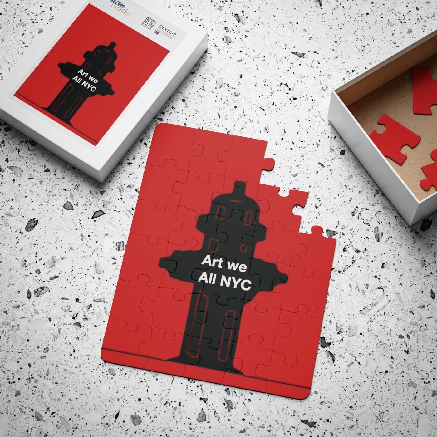 Introducing the ART WE ALL NYC HYDRANT Kids' Puzzle, a delightful 30-piece adventure that sparks creativity and fun! You’ll love how this puzzle engages your little ART WE ALL PrintifyART WE ALL NYC HYDRANT Kids' Puzzle, 30-PieceARTPuzzle