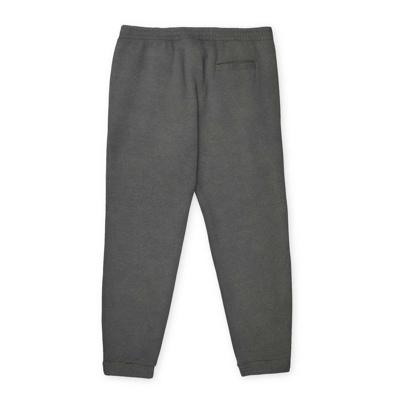 Dark gray Art We All x adidas fleece joggers with cuffed hems and elastic waistband, featuring side and back pockets for casual wear and comfort.