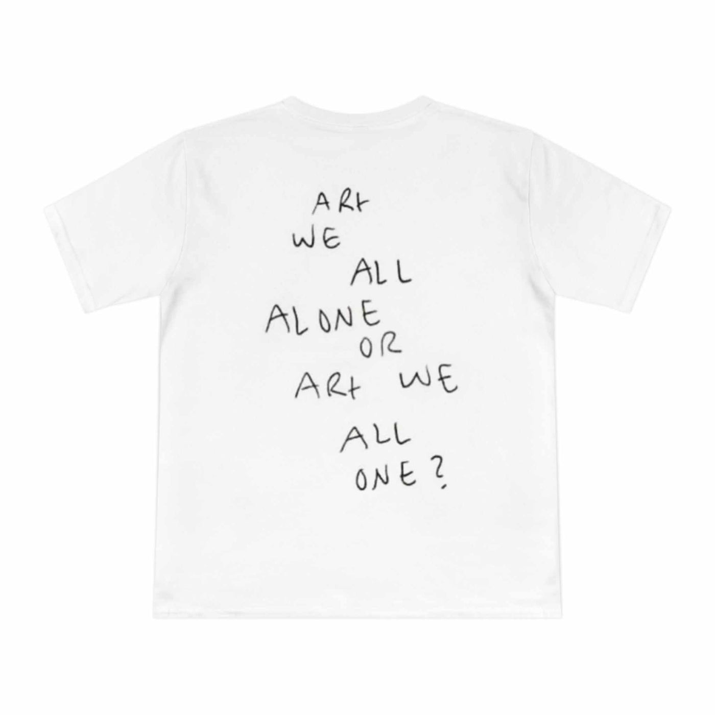 This ARt WE ALL ALONE ORUnisex Classic Jersey T-shirt offers a unique and thought-provoking design that is perfect for art enthusiasts and those who appreciate deep ART WE ALL PrintifyARt WE ALL ALONE OR Unisex Classic JerseyUnisex Classic JerseyT-Shirt