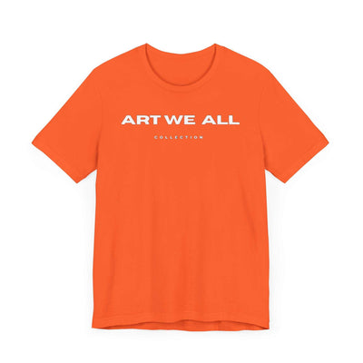 Stand out from the crowd with the ART WE ALL T-shirt. This shirt is not just clothing; make a bold statement with every step.ART WE ALL PrintifyART WE ALL- Jersey Short Sleeve TeeUnisex Jersey Short Sleeve TeeT-Shirt