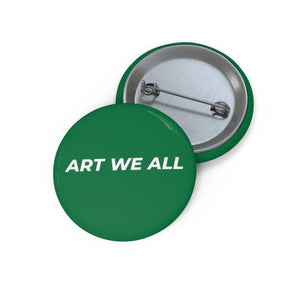 Pin Buttons are made from metal, yet are lightweight and durable with a strong safety pin. 
.: Materials: metal with mylar face.: Available in 3 sizes.: Safety pin bART WE ALL PrintifyART WE ALL Green Pinback ButtonsGreen Pinback ButtonsAccessories