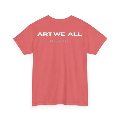 This ART WE ALL T-shirt exudes creativity and individuality. Perfect for artists, art lovers, and anyone looking to make a statement with their clothing. Ideal for cART WE ALL PrintifyART WE ALL Unisex Tee - Graphic Tee for Art EnthusiastsUnisex Heavy Cotton TeeT-Shirt