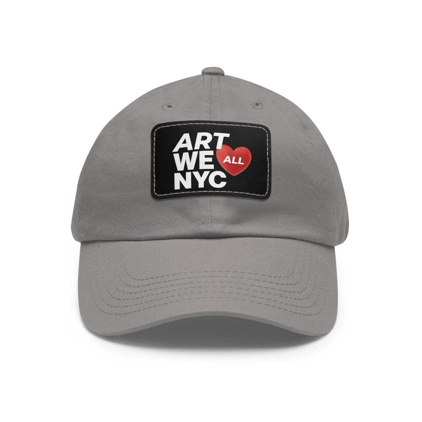 ART WE ALL ❤️ NYC Dad hats come with an unstructured, six-panel, low-profile and a pre-curved visor for that signature look. Each hat features 100% bio-washed chino ART WE ALL PrintifyART WE ALL ❤️ NYC Dad Hat with Leather Patch (Rectangle)NYC Dad HatHats