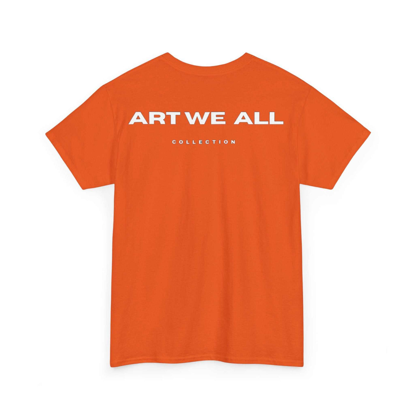 This ART WE ALL T-shirt exudes creativity and individuality. Perfect for artists, art lovers, and anyone looking to make a statement with their clothing. Ideal for cART WE ALL PrintifyART WE ALL Unisex Tee - Graphic Tee for Art EnthusiastsUnisex Heavy Cotton TeeT-Shirt